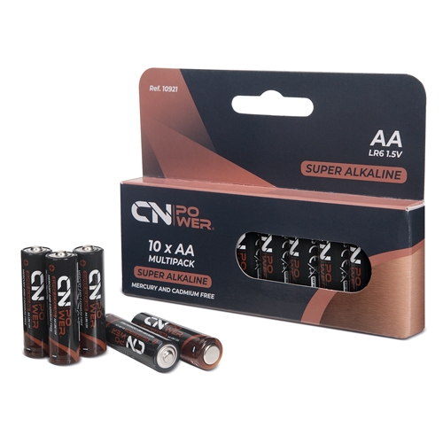 Pack De Pilas Alcalinas R6-aa Cn Power (10 Ud.)