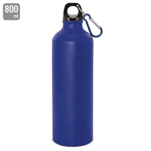 Botella De Aluminio Con Mosqueton 800 Ml. Tuareg