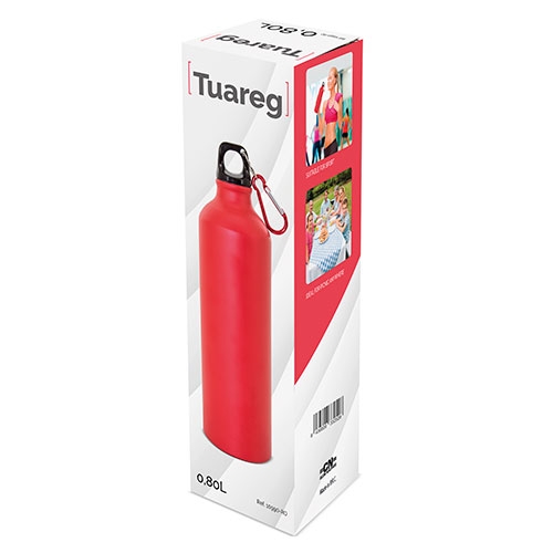 Botella De Aluminio Con Mosqueton 800 Ml. Tuareg — vista 5