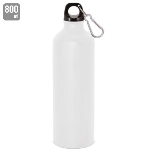 Botella De Aluminio Con Mosqueton 800 Ml. Tuareg