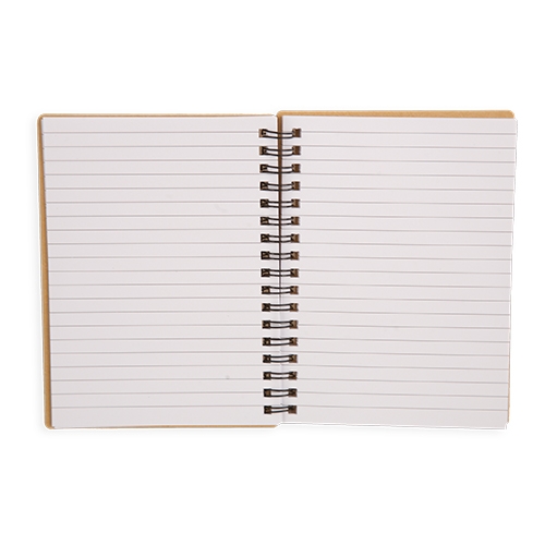 Libreta Con Anillas Negras Corcho Natural Paix — vista 5