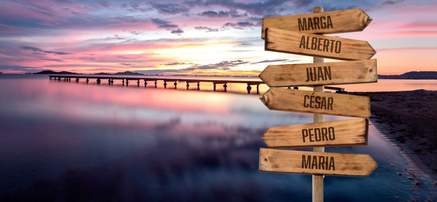 Cuadro personalizable  multinombres imagen a color